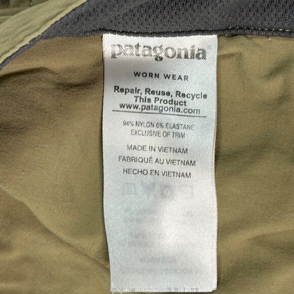 Patagonia Men's Quandary Hiking Shorts Size 33 Tan/Khaki 10" Inseam Pockets - Picture 9 of 9
